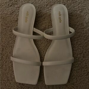 Cult Gaia kitten heel slides